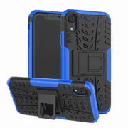 MCC Heavy Duty iPhone XR Shockproof Case Cover Tough Skin Apple Handset [Blue]