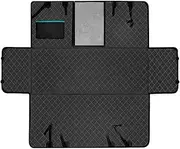 Dog Carriers Car Seat Cover Waterproof Pet Travel Dog Carrier Hammock Car Rear Back Seat Protector Mat Safety Carrier for Dogs(Red)