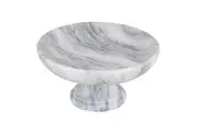 Davis & Waddell Nuvolo Marble Fruit Bowl Pedestal Fruit Storage Decorative Bowl