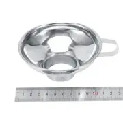 Stainless Steel Household Wide Mouth Canning Jar Funnel With Handle #Small S Hot