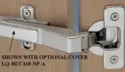 (12 Pack) 45 Degree Angle Concealed Hinge & Mounting Plate
