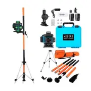 KEZERS Laser Level 360 Self Leveling-4D Laser Level Line Tool wih Screen Remo...