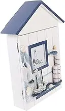 SEWACC 1pc Box Key Locker Hanging Sculptures Home Seashell Coat Rack Room Holder Pantry Shelf Key Rack Hooks Shelves Decorative Decoration Lighting Organizer Bar House Pine Wood