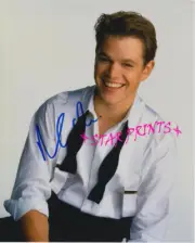 Matt Damon Jason Bourne Good Will Hunting Signed 8x10 Photo reprint