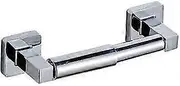 Toilet Roll Holder Paper Holders Wall Mounted Flexible Spring Loaded Round Mounting Tissue Stand Hanger Bathroom Kitchen Storage Chrome Silver Stainle