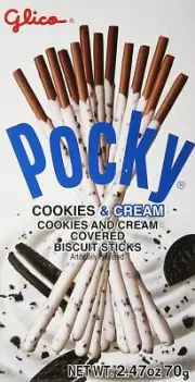 Pocky Cookies N Cream, 2.46 oz