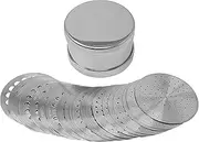 23-Piece 1-7/8" Diamond Gemstone Pearl Bead Measuring Sorting Sieve Jewelry Making Tool Set 50mm