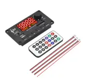 Car Power Amplifier Bluetooth Module Radio MP3 Decoder Board USB FM AUX Control (for: Subaru)