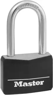 Master Lock Covered Aluminum Lock, Locker Lock with Key, Key Lock for Outdoors.