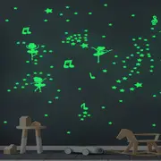 Luminous Wall Stickers Glow in Dark Wall Decorative Wall Decals for Baby Children Room-Style 2