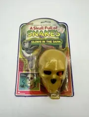 Vintage NOS 1983 ARCO A Skull Full of Snakes Halloween Horror Toy RARE!