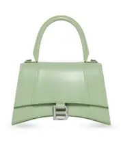 Balenciaga Hourglass Small Top Handle Bag in Light Green