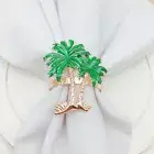 4pcs Napkin Holder Sturdy Multi-purpose Coconut Tree Towel Ring Compact