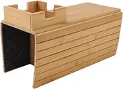 Couch Cup Holder Tray, Foldable Armrest Sofa Tra with Non Slip Bottom, Sofa Cup Holder for Drink, Cups, Phone, Snacks