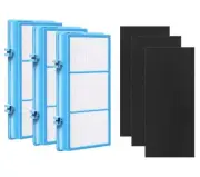 3 Pack HAPF30AT HEPA & Carbon Filter Set for Holmes AER1 HAP242-NUC Air Purifier