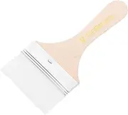 Flat Tip Paint Brush Portable Oil Painting Tool for Watercolor Wall Art for Beginners and Artists Lightweight Bristle Design for