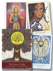 TAROT OF LIGHT Kit Card Deck Cards Book Boxed Set wicca wiccan pagan witch craft