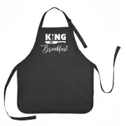 King of Breakfast Apron, Breakfast Apron, Breakfast King Apron, Breakfast Chef