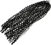 FOMIYES African Curly Wig Women Curly Hair Ponytail Extensions Lace Front Wig Human Hair