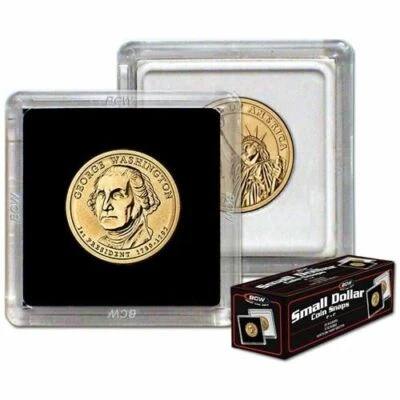Ten BCW 2x2 Coin Holders Small Dollar Size Insert