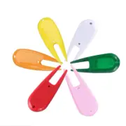 10pcs Plastic Golf Fork Club Ball Putting Green Fork Tool Golf Ball Score Fork