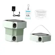 Portable washing machine, 12L folding mini washing machine, deep cleaning