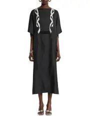 [Sass & Bide] Revue Silk Dress in Black