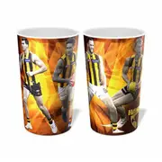 Hawthorn Hawks AFL 4 Player Design 650mL Tumbler Cup Mug