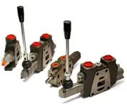 CHIEF PC100 Control Valve: 3-Way, 3 Pos. Tandem, Work Section - SAE 10 Ports