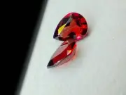 NATURAL GARNET FACETED PEAR SHAPE LOOSE GEMSTONE (EACH)