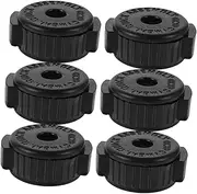 SUPVOX 6pcs Plastic Cymbal Nuts Quick Release Drum Installation Tool for Jazz Drums Durable Lightweight Cymbal Hardware Convenient Replacement for Percussion Instruments