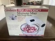 Sunbeam Mixmaster 12-Speed Stand Mixer w/ 2 Bowls, 2 Beaters New Old Stock !!