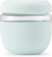[W&P] Porter Seal Tight Lunch Bowl Container w/Lid | Mint 24 Ounces | Leak & Spill Proof, Soup & Stew Food Storage, Meal Prep, Airtight, Microwave and Dishwasher Safe, BPA-Free Glass