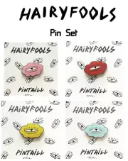 Cali Artist Stink “Eye Clouds” Pin Set by Pintrill (Sold Out Collectors Item)