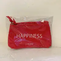 在飛比找Yahoo!奇摩拍賣優惠-全新 LANCÔME 蘭蔻 紅色化妝包 手拿包 收納包