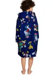 NEW Kids MICKEY and FRIENDS Oversized Hooded Pullover Robe Size S/M