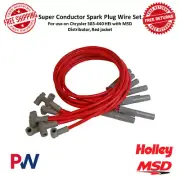 MSD Super Conductor Spark Plug Wire Set Red For 59-79 Dodge, Chrysler, Plymouth (for: Chrysler)