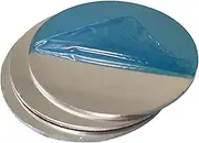 2 Pcs 1060 Aluminum Round Plate,Used For Model Making or Parts Etc.Thickness: 2mm, Diameter: 70mm.