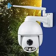 Surveillance Recorder 1080P Fhd WiFi Wireless IP Camera 4X Zoom 2 Way Audio CCTV Outdoor Face Auto Tracking Ptz Pan Tilt Sd Card Ir 50M 1/2.7"