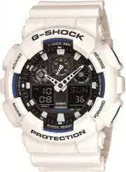 CASIO G-SHOCK GA-100B-7AJF Analog Digital Watch White Brand New