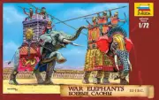 WAR ELEPHANTS 1/72 Soldiers Figures model Kit ZVEZDA