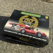Scalextric Slot Car 50th Anniversary Ferrari 375 F1 248 2 Car Set C2782A