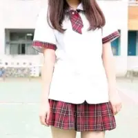 在飛比找蝦皮購物優惠-新竹 光復高中 女生 夏季 制服 領結 裙子