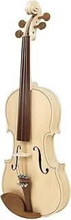 Violin for Beginners Adults 4/4 Full Size Spruce Wood Violin Set with Hard Case, Bow, Shoulder Rest, Rosin, Tuner, Fingerboard Sticker, Extra Strings,Bridge