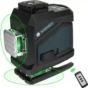 Laser Level, Laser Level Line Tool, 3x360° 3D Green Cross Lines Self Leveling...