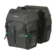 Basil Discovery Double Bag Black 18L Black