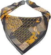 [TOGEVAL] Silk Scarf for Women and Men Head Scarves Hair Wraps Printed Neckerchief Hair Bandana Printed Hair Scarf Wrap Neck Scarf