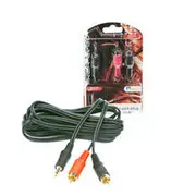 Aerpro RCA Lead 3.5mm Stereo Jack To 2 Male - Wiring Kit, 3m - AP235