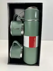 3 Pc Gift Set Travel Mug 304 Stainless Steel Thermos Vacuum Flask Double Layer