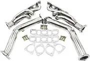 daili Store Stainless Header Manifold Compatible with Nissan 370z Compatible with Infiniti G37 with DOWNPIPE Exhaust